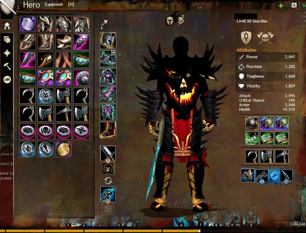 Armor upgrade slots gw2 weapons